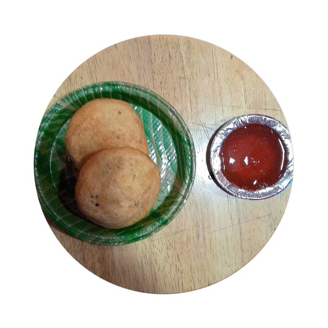 Satu Kachori + Meetha Chatani